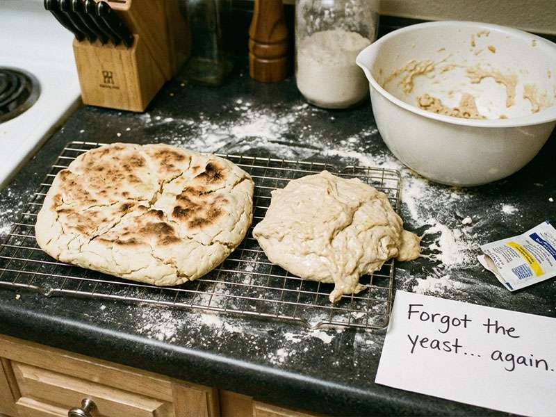 Probleme bei der Verwendung von glutenfreiem Brot: trocken und hart