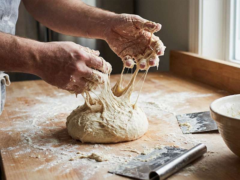 Probleme bei der Verwendung von glutenfreiem Brot klebrig