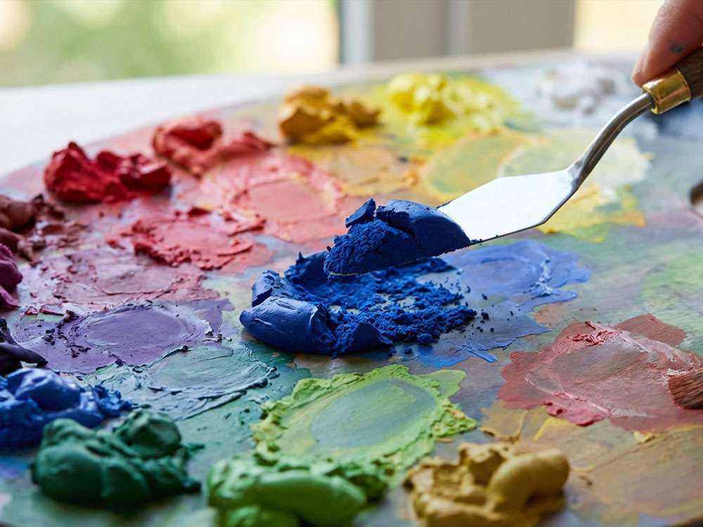multicolored artistic coatings application problems solidification