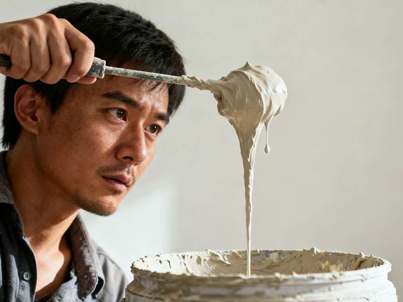 putty powder application problems not thick enough