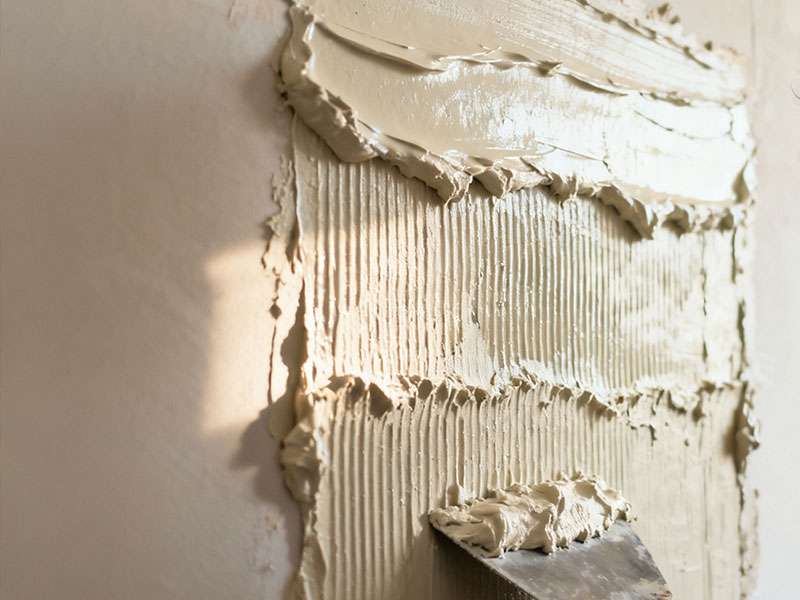 putty powder application problems separation