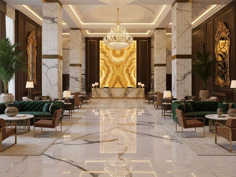 tile adhesive application large-format tile installation